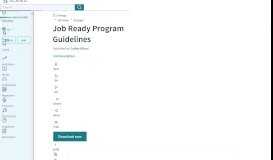 
							         Job Ready Program Guidelines | Personally Identifiable Information ...								  
							    