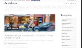 
							         Job Ready Skills Assessment for Trade Occupations - Australian ...								  
							    