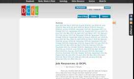 
							         Job Resources @ DCPL – Daviess County Public Library								  
							    