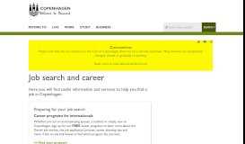 
							         Job search and career - City of Copenhagen								  
							    