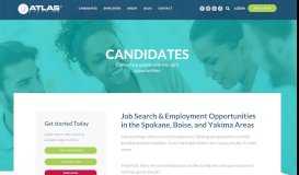 
							         Job Search & Employment Opportunities | Atlas Staffing								  
							    