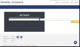 
							         Job Search | General Dynamics								  
							    