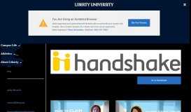 
							         Job Search - Handshake | Career Services | Liberty University								  
							    
