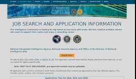 
							         Job Search | Intelligence Careers								  
							    