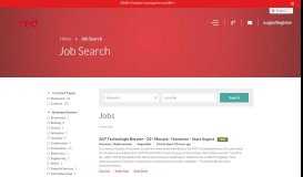 
							         Job Search - RED SAP Solutions								  
							    