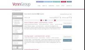 
							         Job Search Results - Venn Group								  
							    