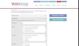 
							         Job Search - Venn Group								  
							    