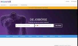 
							         Job Search | Work and Career Opportunities | Monster - Monster.de								  
							    