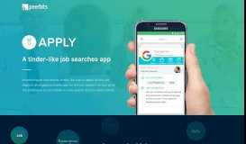 
							         job Searches App Developed by Peerbits | Tinder Like App ...								  
							    