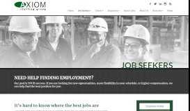 
							         Job Seekers - Axiom Staffing								  
							    