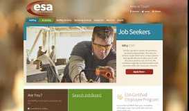 
							         Job Seekers | ESA Staffing								  
							    