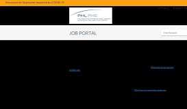 
							         Job Seekers Find Job: Philadelphia International ... - PHL Job Portal								  
							    