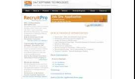 
							         Job site - Revenue Model - 24x7 Software Technologies								  
							    