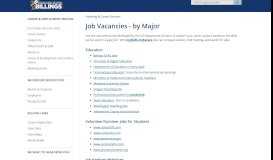 
							         Job Vacancies - by Major - MSU Billings | MSU Billings								  
							    
