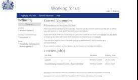 
							         job vacancies - Current Vacancies - The Royal Household								  
							    