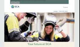 
							         Job vacancies - SCA								  
							    