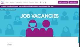 
							         Job Vacancies | University of Law								  
							    