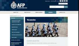 
							         Job vacancies - Vacancies | Australian Federal Police								  
							    