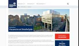 
							         Job vacancies - Vacancies | University of Strathclyde								  
							    