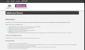 
							         JobAccess Secure | JAS | JobAccess Secure - ecsn.gov.au								  
							    