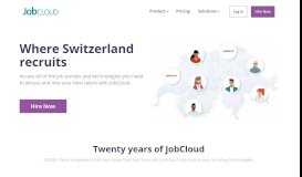 
							         JobCloud is the leading job portal for jobseekers in Switzerland								  
							    