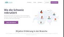 
							         JobCloud ist das führende Unternehmen im Schweizer Online ...								  
							    