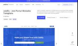 
							         Jobify - Job Portal HTML5 Responsive Website Template - Webflow								  
							    