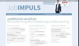 
							         JobIMPULS für die GFN AG | Jobnet.AG								  
							    