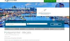 
							         Jobportal Kiel - Offizielle Jobbörse des Studentenwerk SH | Die ...								  
							    