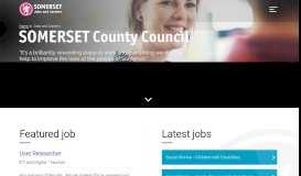 
							         Jobs and careers - Somerset County Council								  
							    