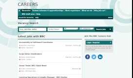 
							         Jobs and careers with BBC								  
							    
