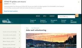 
							         Jobs and volunteering | District of North Vancouver								  
							    
