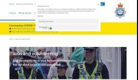 
							         Jobs and volunteering | North Yorkshire Police								  
							    