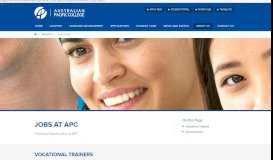 
							         Jobs at APC | Australian Pacific College								  
							    