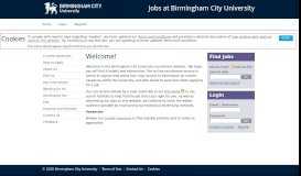 
							         Jobs at Birmingham City University								  
							    
