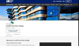 
							         Jobs at Cardiff and Vale College | UK School Jobs								  
							    