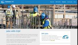 
							         Jobs at CCJV – Cameron LNG								  
							    
