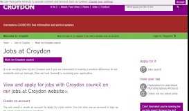 
							         Jobs at Croydon - Work for Croydon council - London Borough of ...								  
							    