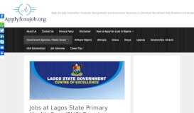
							         Jobs at Lagos State Primary Health Care (PHC) Board - jobs ...								  
							    