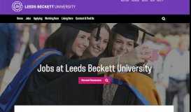 
							         Jobs at Leeds Beckett University								  
							    