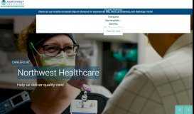 
							         Jobs at Northwest Medical Center								  
							    