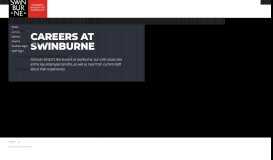 
							         Jobs at Swinburne | About | Swinburne University | Melbourne								  
							    