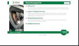 
							         Jobs & Bewerbungen - DEKRA Job Portal -								  
							    