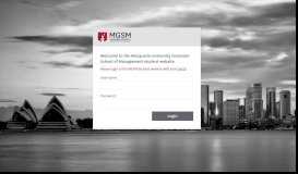 
							         Jobs Board - Sydney - Student website | MGSM								  
							    