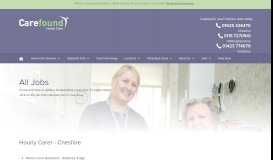 
							         Jobs | Careers Application | Carefound Home Care								  
							    