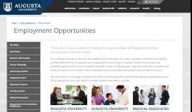 
							         Jobs & Careers - Augusta University								  
							    