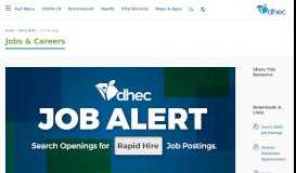 
							         Jobs & Careers | SCDHEC								  
							    