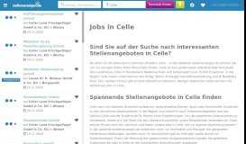 
							         Jobs Celle, Stellenangebote Celle | stellenanzeigen.de								  
							    