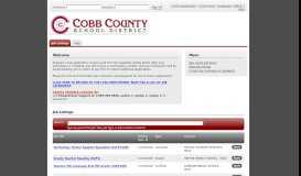 
							         Jobs - Cobb County Schools - TalentEd Hire								  
							    
