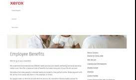 
							         Jobs Employee benefits - Xerox								  
							    